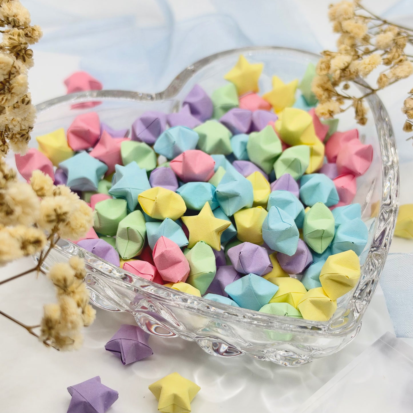 Pastel Origami Lucky Stars
